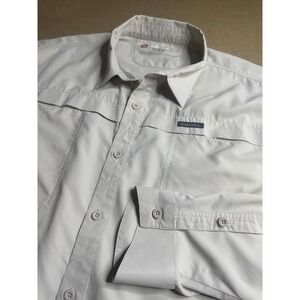 Simms Guide Series Fishing Shirt Mens 3XL Long Sleeve Vented Tan Ripstop 4077